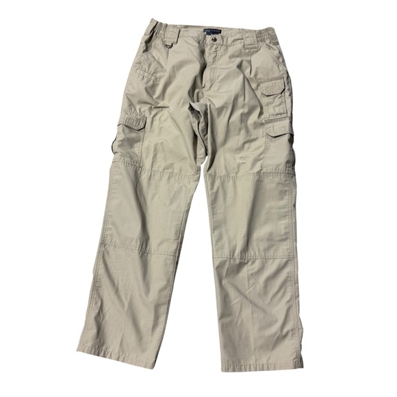 5.11 Tactical Series Mens Cargo Pants Khaki Style 74273 Size 38/34 - Picture 1 of 8